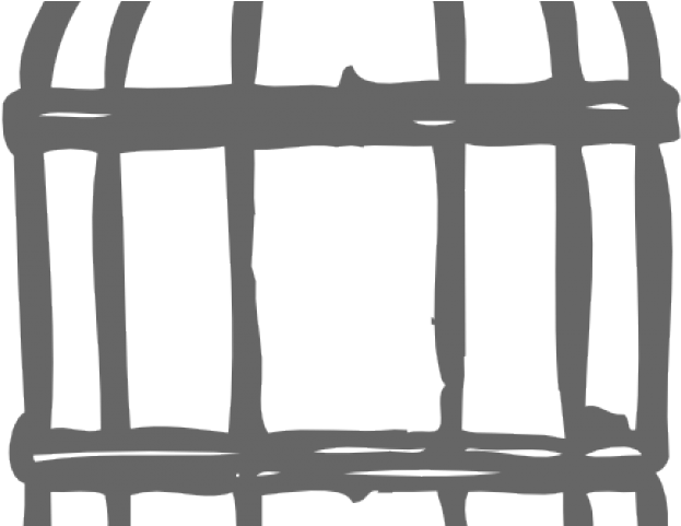Birdcage Clipart Grey - Jaulas Vacias Png (640x480)
