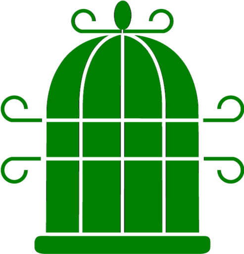 Bird Cage - Illustration (750x750)