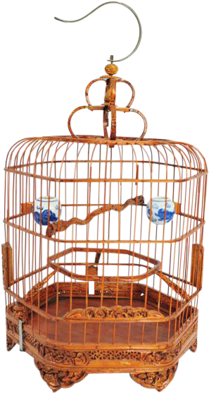 433 X 600 5 - Wooden Birdcage Png (433x600)