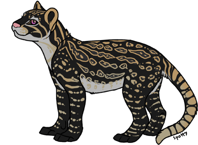 Clip Art Freeuse Stock View Topic My Fursona Nyx Posting - Ocelot Transparent (405x300)
