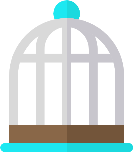 016 Bird Cage Icon - 016 Bird Cage Icon (512x512)