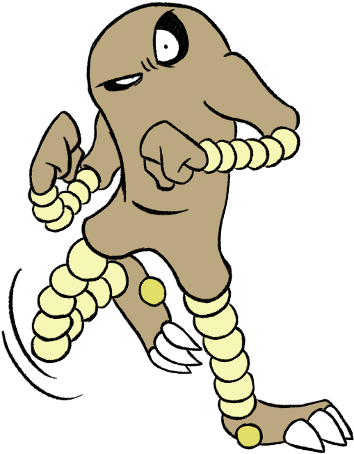 Hitmonlee By Winter-freak - Cartoon (568x716)