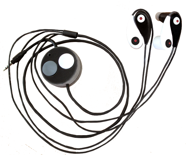 Two In One Light Up Earphones Available On Kickstarter - Wire (637x523)