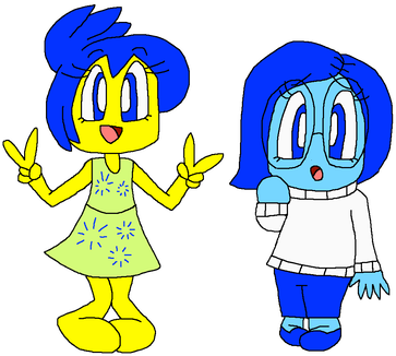 381 X 350 2 - Pokegirlrules Joy And Sadness (381x350)