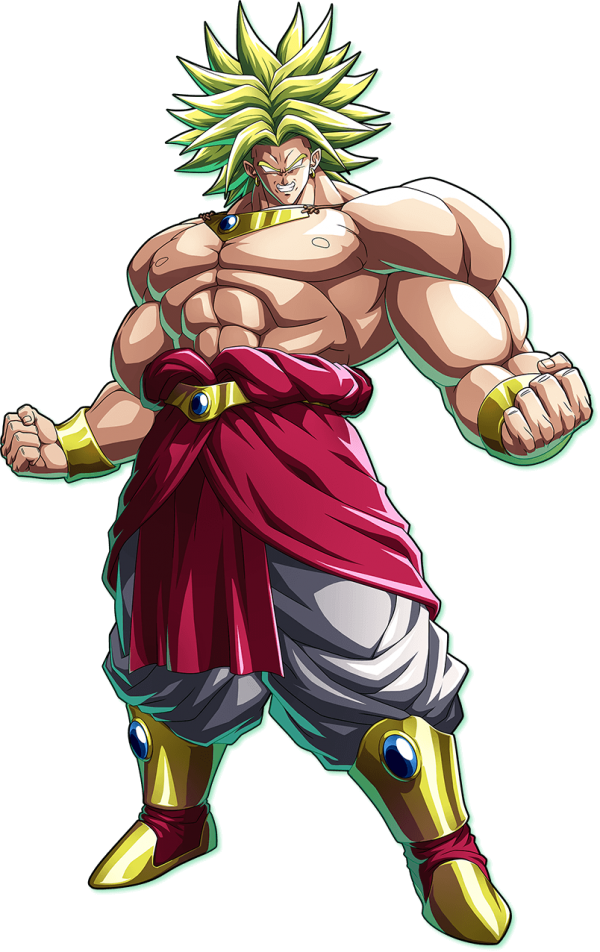 Dragon Ball Clipart Pixelated - Broly Fighterz Png (600x952)