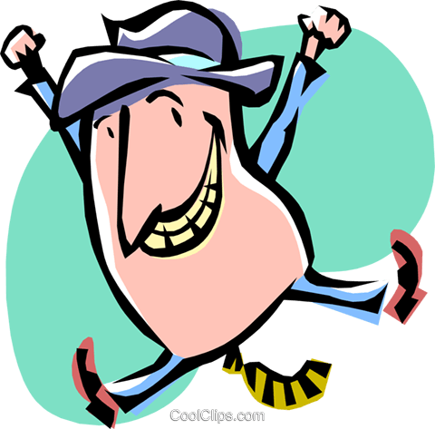 Cartoon Businessman Jumping For Joy Royalty Free Vector - Cartoon Businessman Jumping For Joy Royalty Free Vector (480x473)