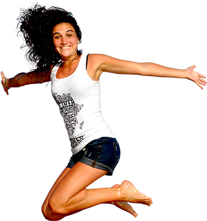 Png Jumping For Joy Transparent Jumping For Joypng - Woman Jumping Png (450x450)