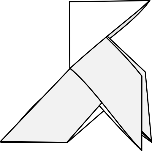 Origami Pajarita Clipart - Origami Pajarita (512x508)