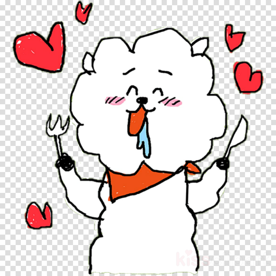 Bt21 Rj Sticker Clipart Bts Line Friends K-pop - Rj Bt21 Happy Birthday (900x900)