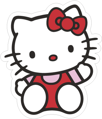 500 X 500 19 - Hello Kitty Saying Hi (500x500)