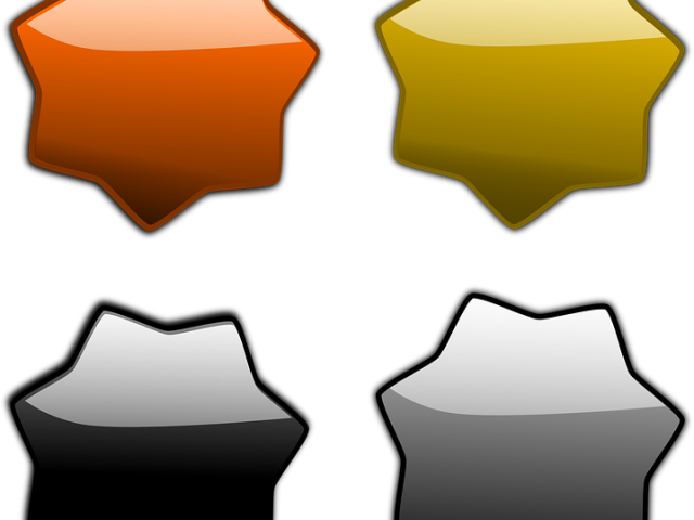 Stars Clipart Sticker - Clip Art (640x480)