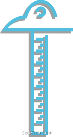 T-square Royalty Free Vector Clip Art Illustration - T-square Royalty Free Vector Clip Art Illustration (258x480)