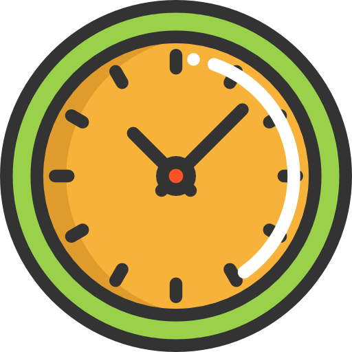 Clock, Square, Tools And Utensils Icon - 5 Min Clock Png (512x512)