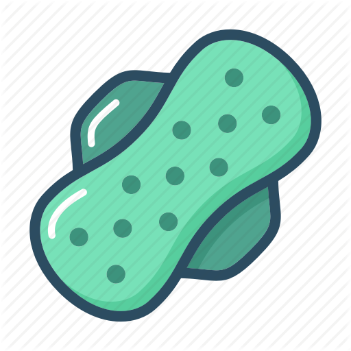 Sanitary Napkin Clipart Sanitary Napkin Menstruation - Flip-flops (512x512)