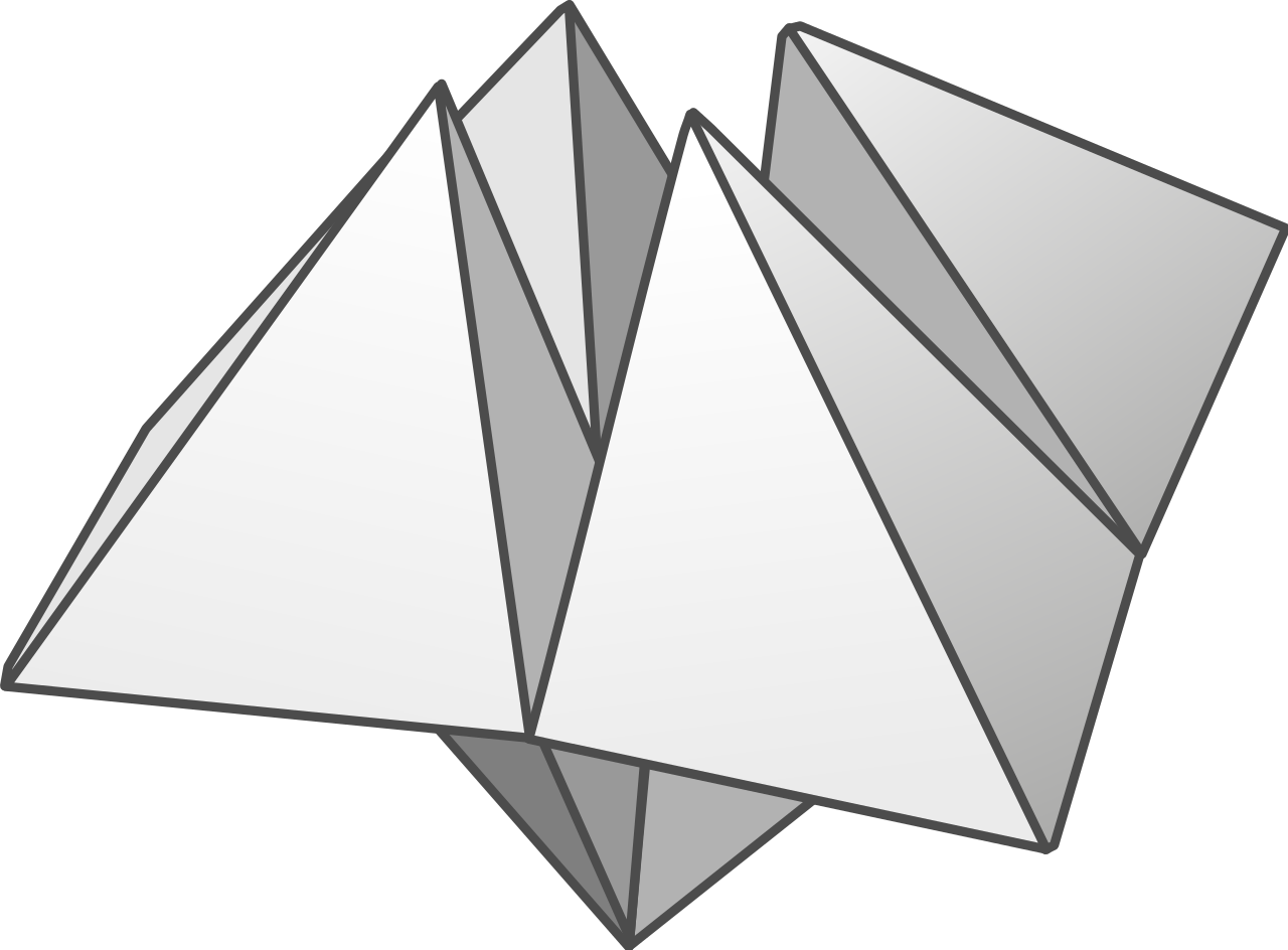 The Instructions For The Paper Frame Shown Above Are - Origami Fortune Teller Vector (1280x944)