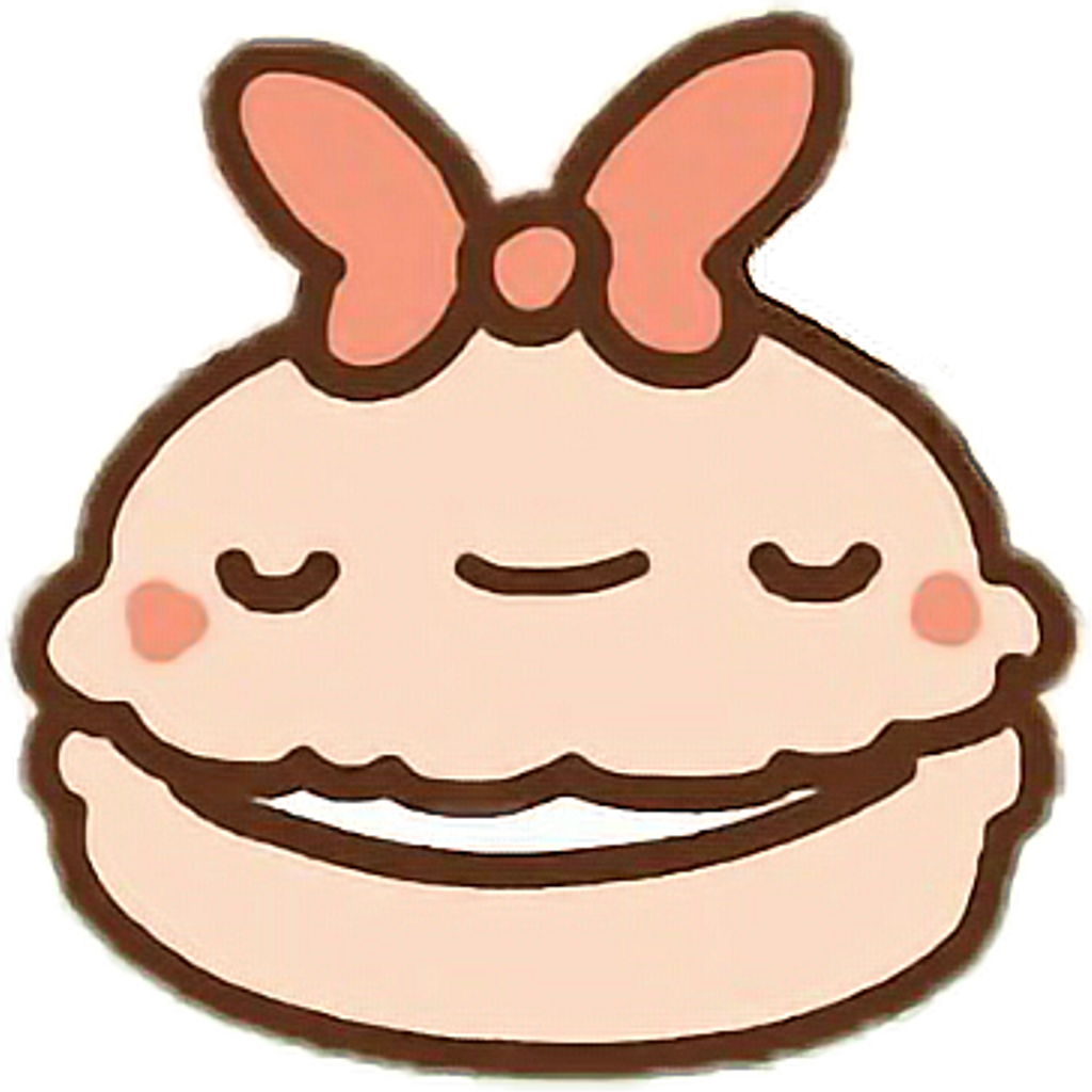 Kawaii Clipart Macaron - Macaron Kawaii Png (1024x1024)