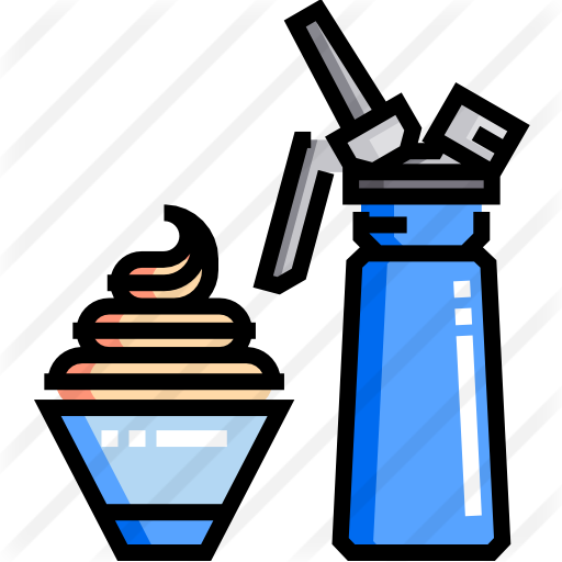 Whipped Cream Free Icon - Whipped Cream Free Icon (512x512)