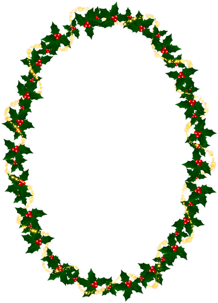 Frame, Christmas, Oval, Christmas Card, Christmas Frame - Christmas Day (509x720)