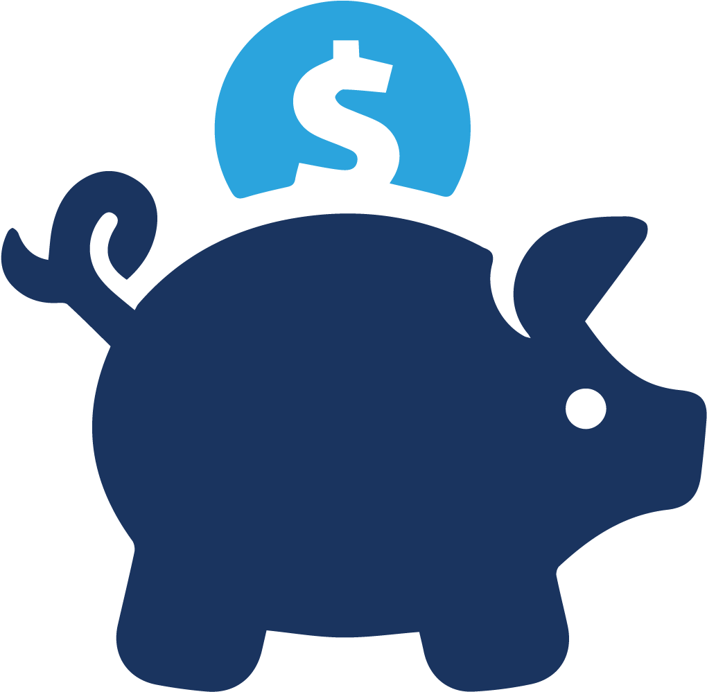 Kansas City Northland Fee- Financial Planning - Piggy Bank Icon Transparent (1024x1024)