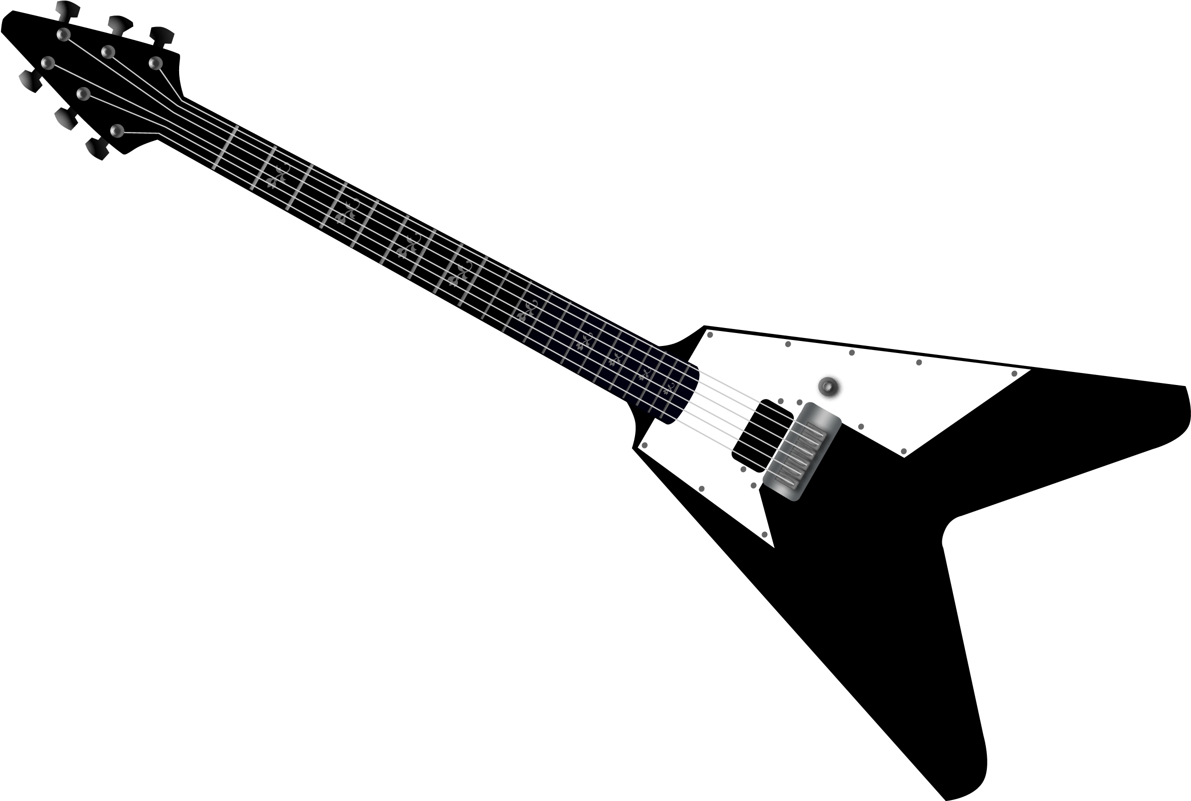 Clip Art Library Download Electric Bass Musical Instrument - Guitar Vector (2652x2098)