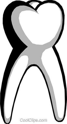 The Tooth Royalty Free Vector Clip Art Illustration - The Tooth Royalty Free Vector Clip Art Illustration (260x480)