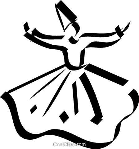 Exotic Dancer Royalty Free Vector Clip Art Illustration - Exotic Dancer Royalty Free Vector Clip Art Illustration (448x480)