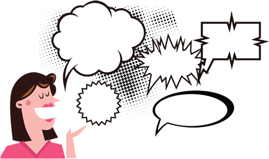 For The Majority Of My Life,i Have Been A Talkative - Cartoon (544x350)