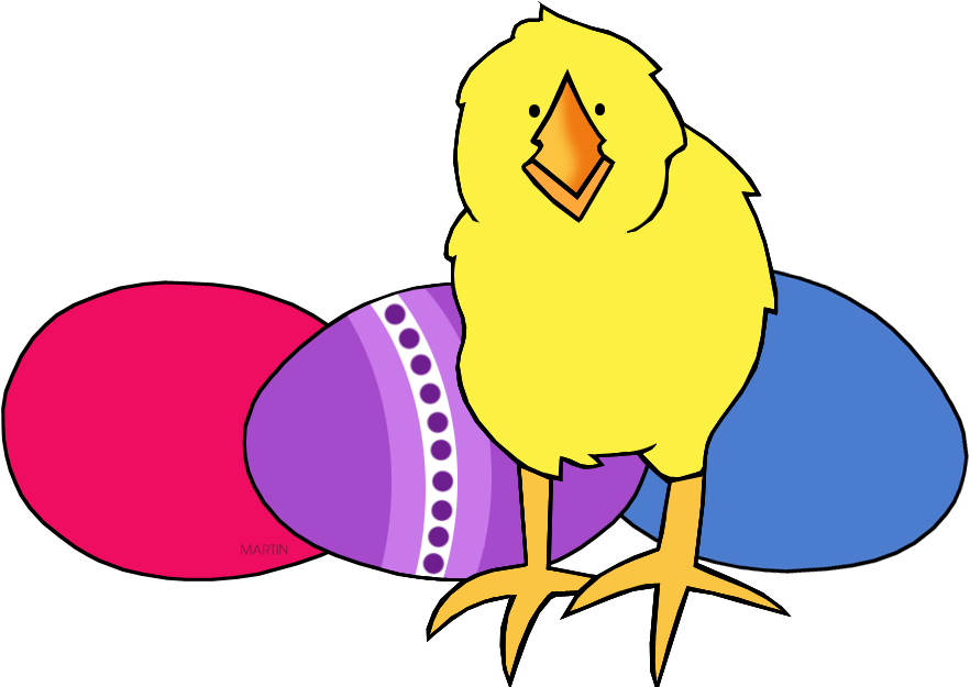 Easter Chick - Philip Martin Clipart Easter (914x638)