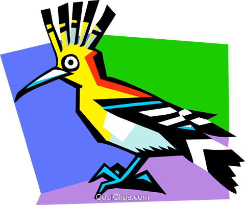 Stylized Tropical Bird Royalty Free Vector Clip Art - Toucan (480x402)