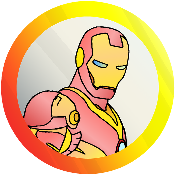 Iron Man Hero Avenger Free Image On - Sketsa Iron Man (720x720)