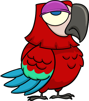 Tropical Bird - Parrot (352x403)