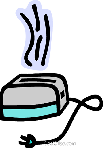 Toaster Royalty Free Vector Clip Art Illustration - Toaster Royalty Free Vector Clip Art Illustration (336x480)