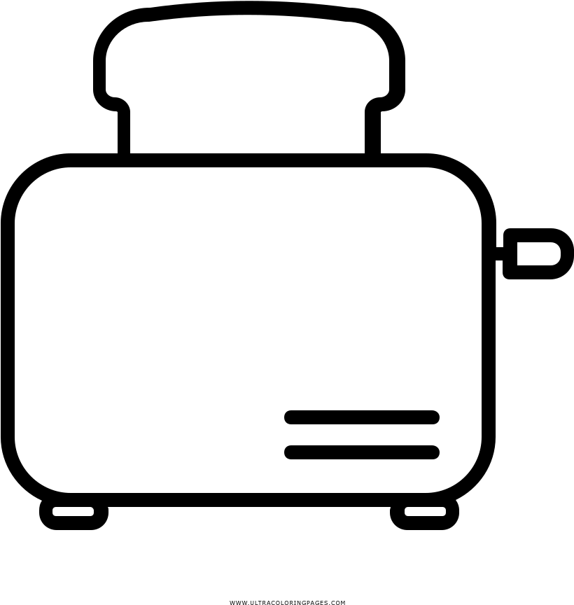 Toaster Coloring Page - Toaster Coloring Page (1000x1000)
