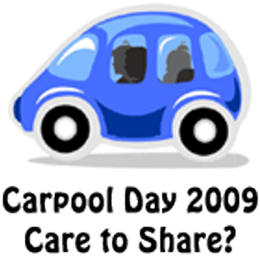 Auckland Carpool Day - Blue Cartoon Car (400x400)