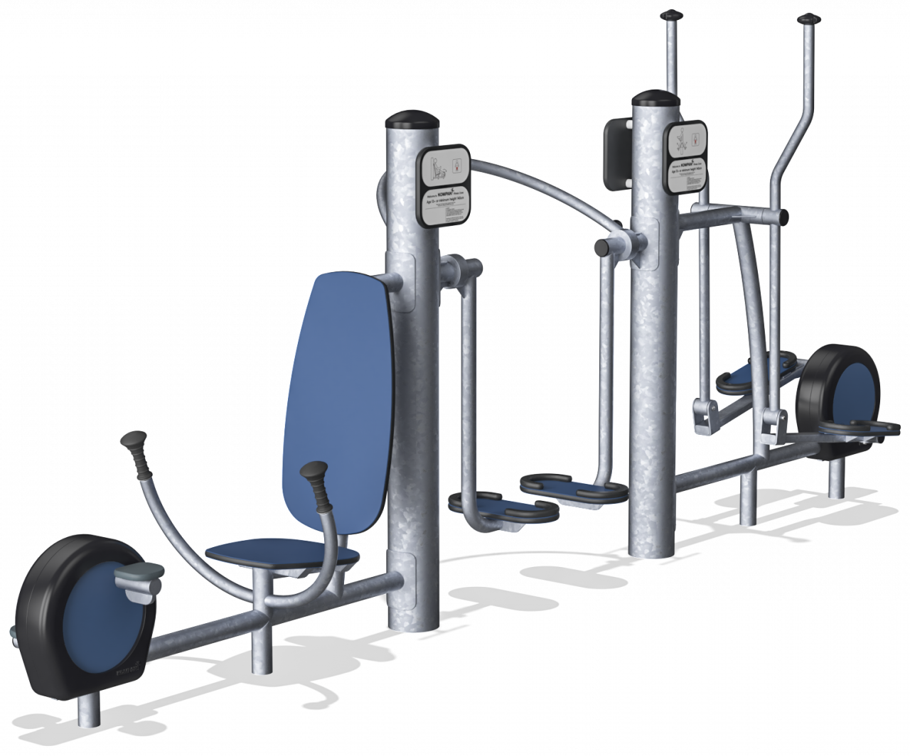 Complete Cardio Circuit Training From Kompan Kpxcaduspng - Kompan Kpx320 (1280x1064)