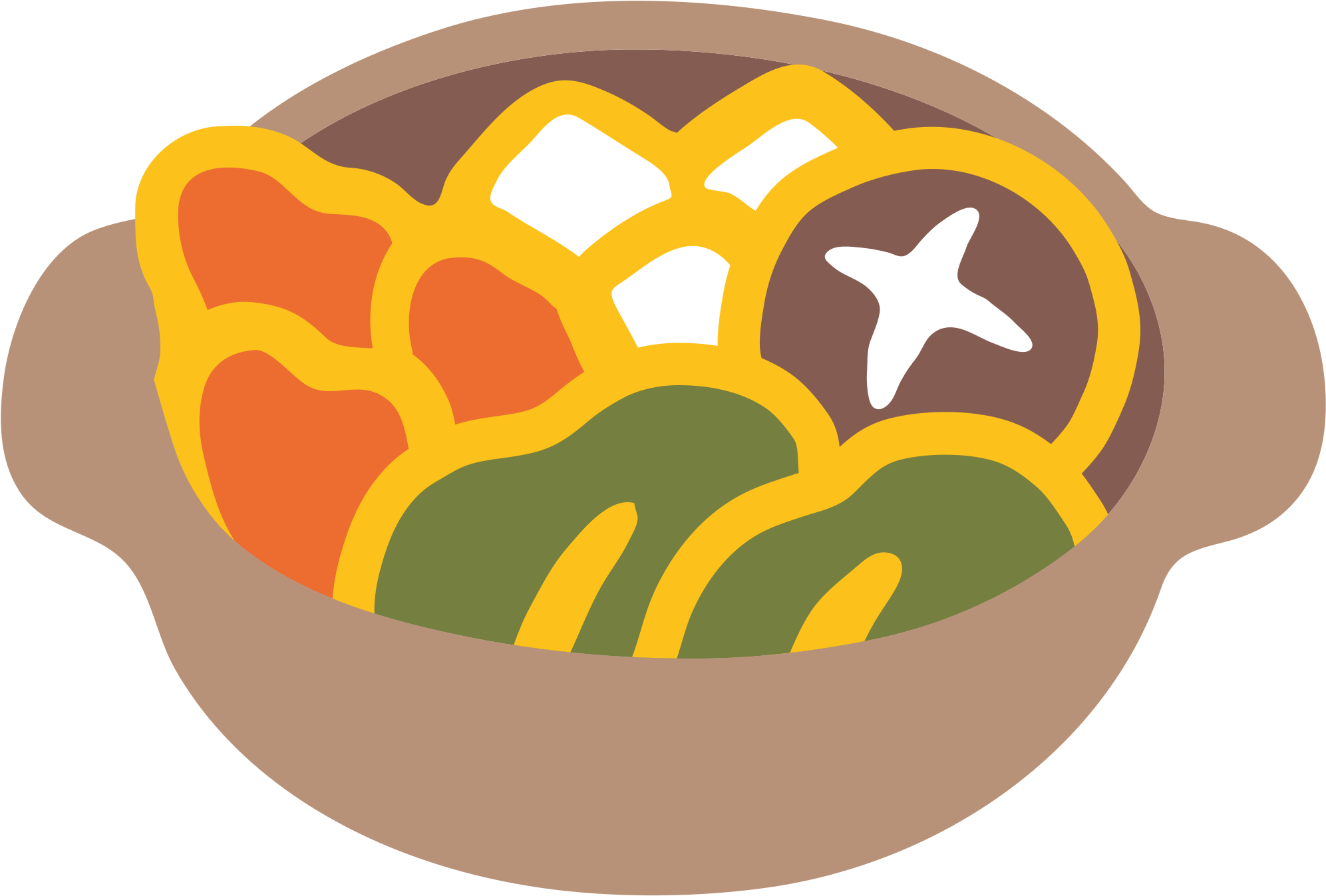 Open - Food Emoji Transparent Png (2000x2000)