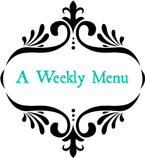 Week's Menu - Thought For My Family (600x600)