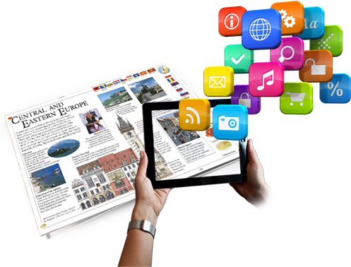 Interactive Augmented Reality Book - Android Mobile Apps (500x400)