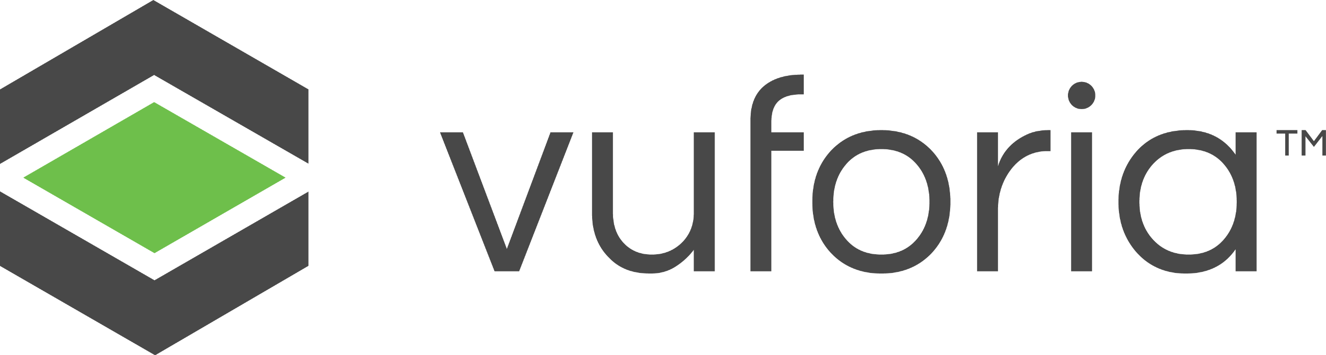 Build 11 Augmented Reality Apps With Unity & Vuforia - Vuforia Unity Logo (2600x697)
