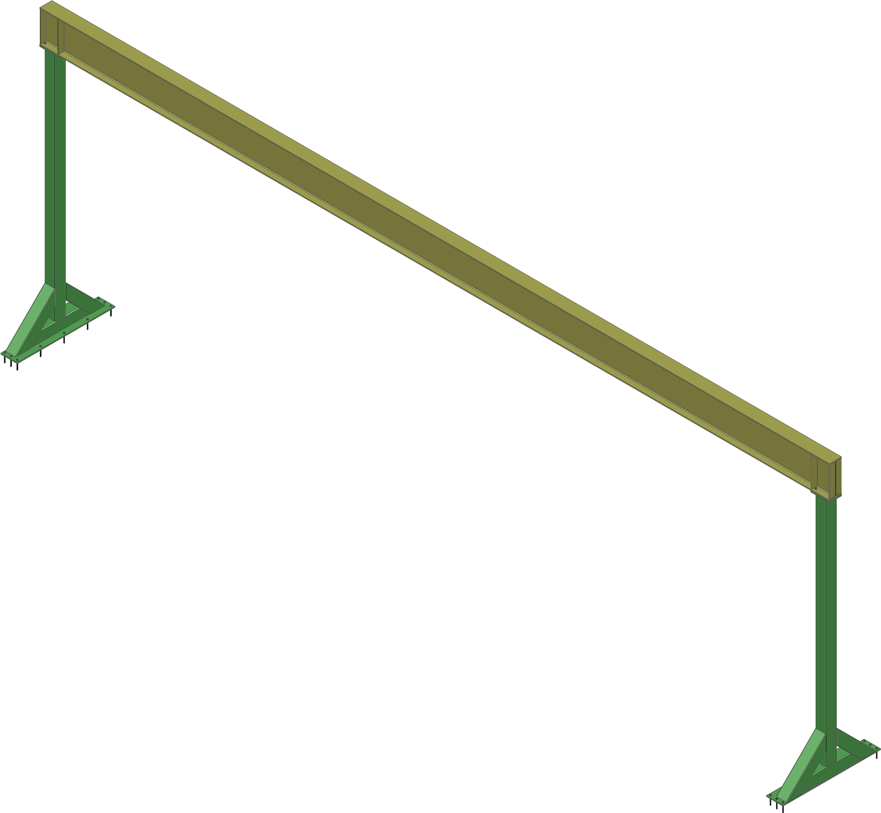 Conception Sur Mesure D'un Monorail 48 Pieds 3 Tonnes - Conception Sur Mesure D'un Monorail 48 Pieds 3 Tonnes (4677x3307)