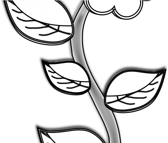 Bush Clipart Flower Drawing - Simple Drawings Of Flowers Plants (640x480)