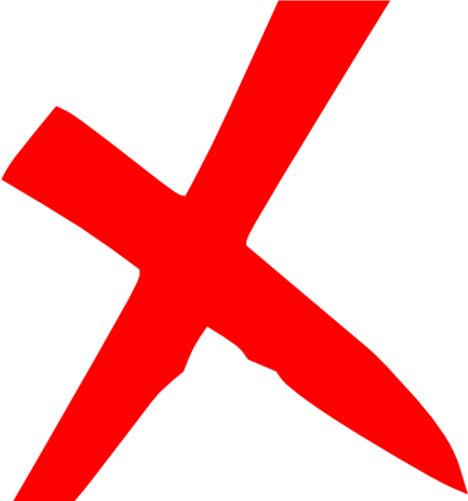 Clipart X Clipart X Red X Icon Clip Art At Clker Vector - Clip Art (1024x1024)