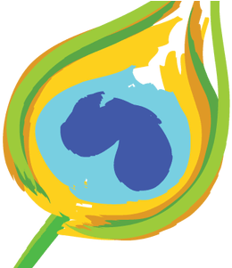 Vector Art Clipart Peacock Wing - Peacock Feather Clipart Png (450x300)