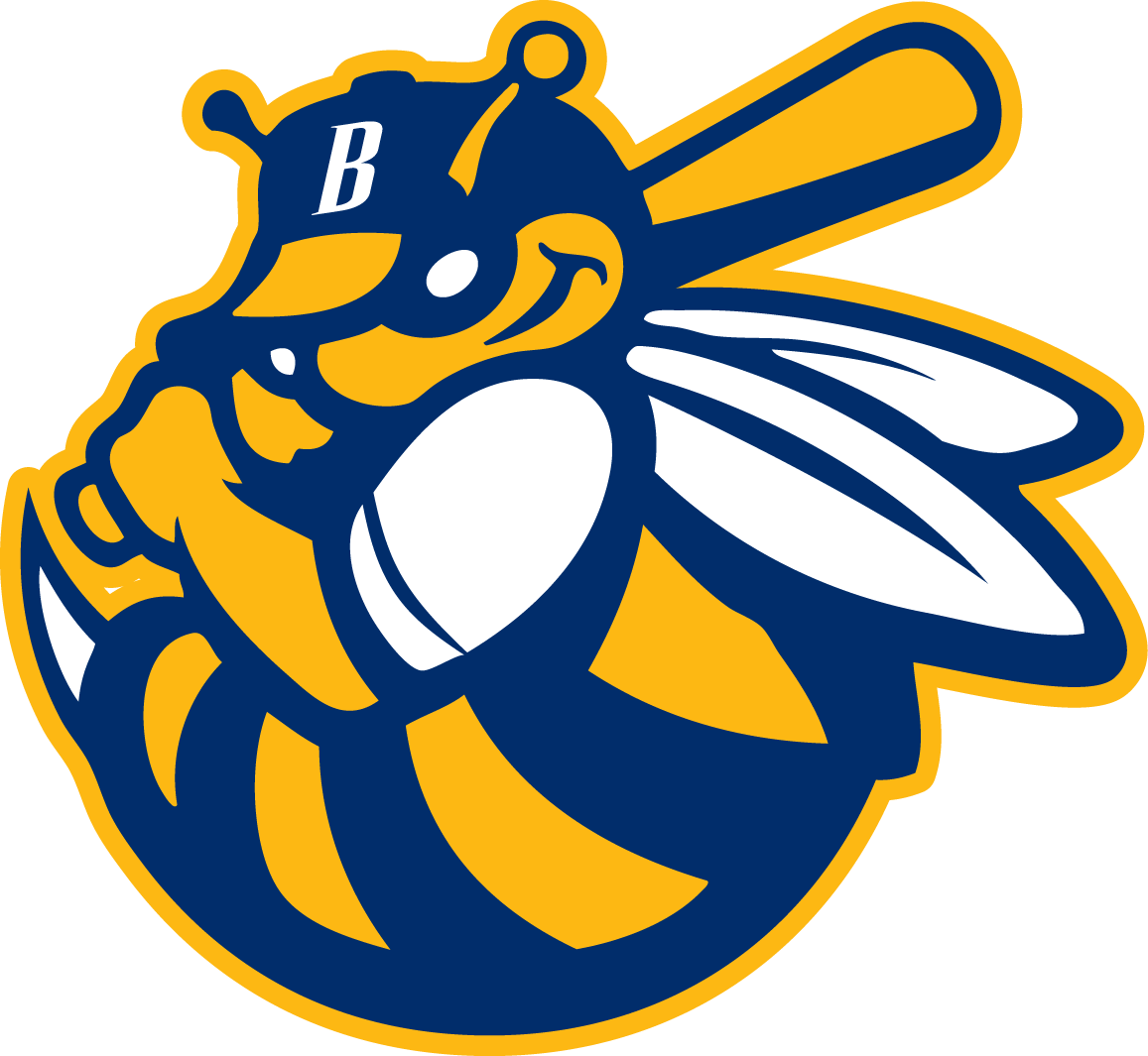 Burlington Bees Logo Png (1157x1065)