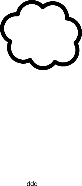 Frame Clip Art At Clker Com - Little Cloud Coloring Sheet By Eric Carle (264x599)