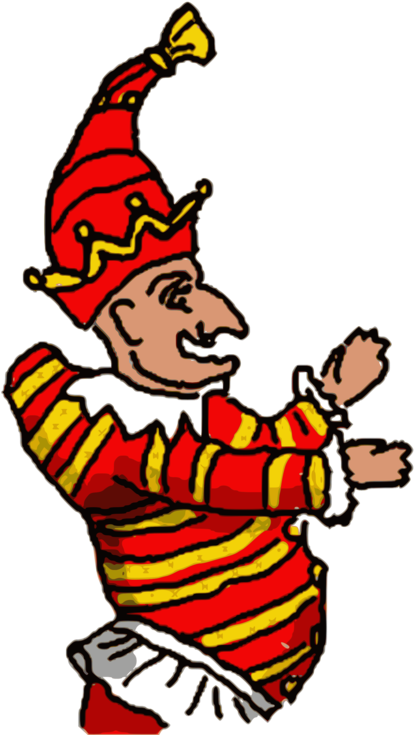 Punch And Judy Silhouette Download Drawing - Punch And Judy Vector (458x750)