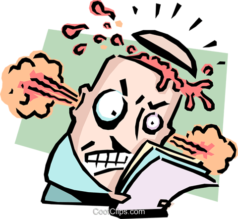 Blowing Off Some Steam Royalty Free Vector Clip Art - Man Blowing His Top (480x442)