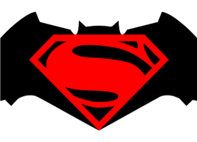 Superman Vs Batman Clipart - Batman V Superman Logo Png Movie (640x480)