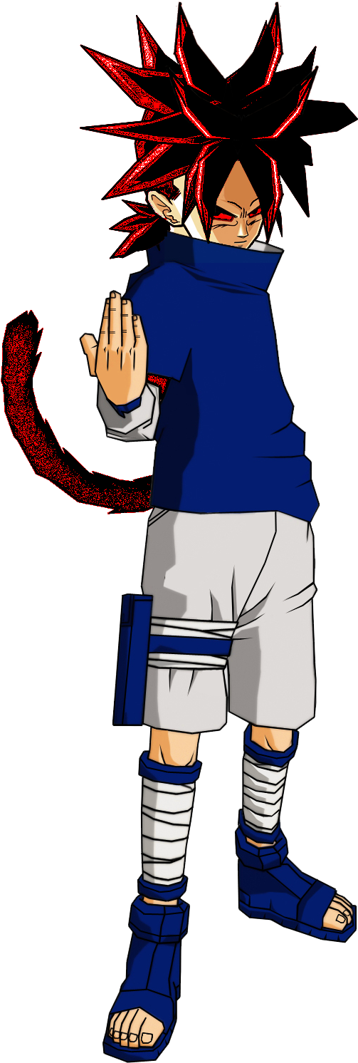 Download Goku Vs Naruto Clipart - Sasuke And Vegeta (900x1500)