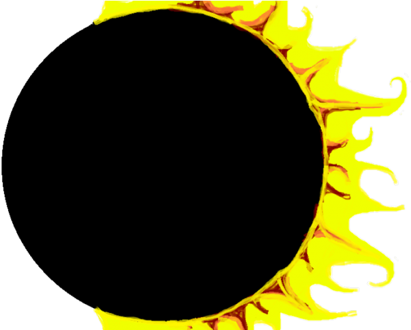 Eclipse Clipart 96 Percent - Circle (640x480)